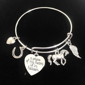 Horse Memorial Bracelet May Be Personalized